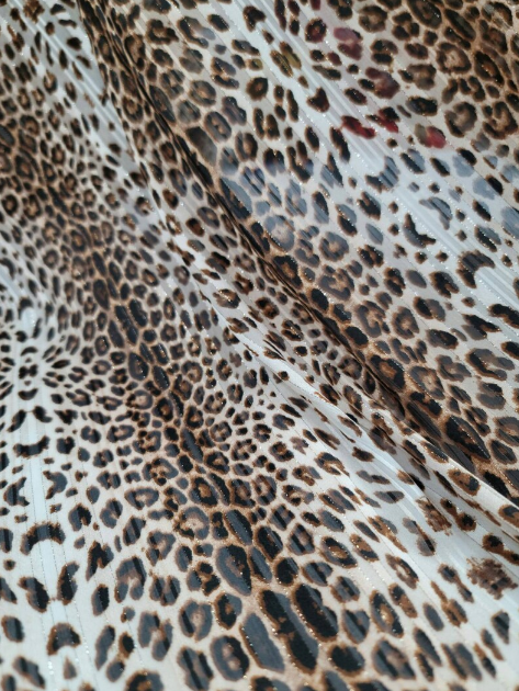 Gold Mylar Chiffon Fabric