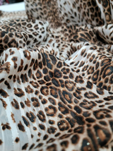 Gold Mylar Chiffon Fabric