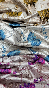 Brocade Jacquard Prom Fabric