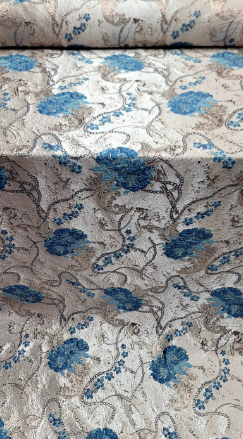 Brocade Jacquard Prom Fabric