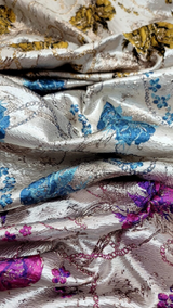 Brocade Jacquard Prom Fabric