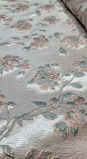 Brocade Jacquard Floral Metallic Gold