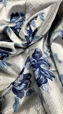 Brocade Jacquard Floral Metallic Gold