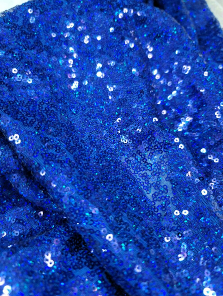 Sequin Fabric 3mm Hologram Glitz