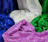 Sequin Fabric 3mm Hologram Glitz