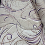 Brocade Jacquard Fabric Lavender Gold Metallic