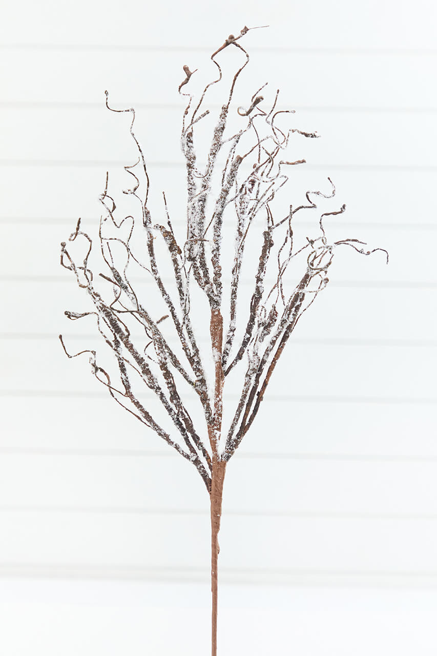 36" Snow Twig Branch