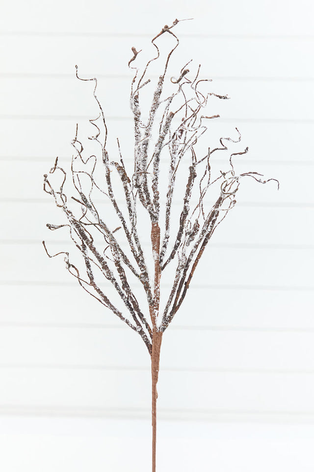 36" Snow Twig Branch