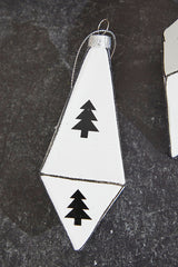 6" Drop Glass Ornament