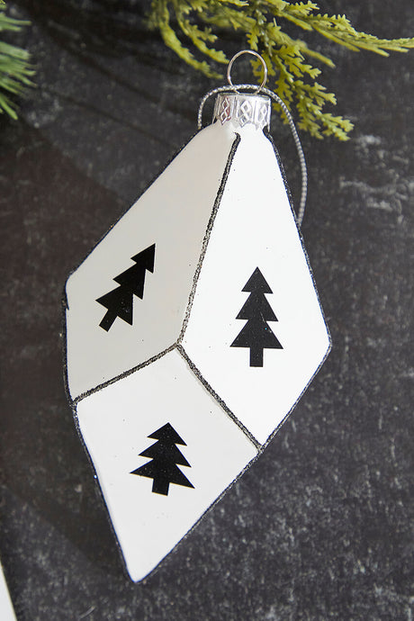 6 Inch Drop Glass Ornament Decorative Christmas Hanging Ornament
