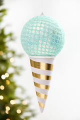 12" Mint Mesh Ice Cream Pick