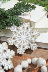 5” Resin Snowflake Ornament