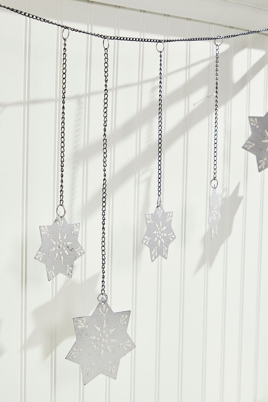 54" Snowflake Garland
