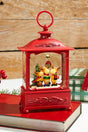9.5"LED Battery/USB Reindeer Band Water Globe with timer
