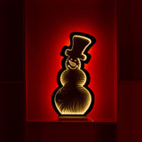 24"H Snowman Infinity Light