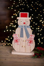 Snowman with Mittens & Scarf Décor