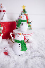 3” Resin Snowman with Scarf