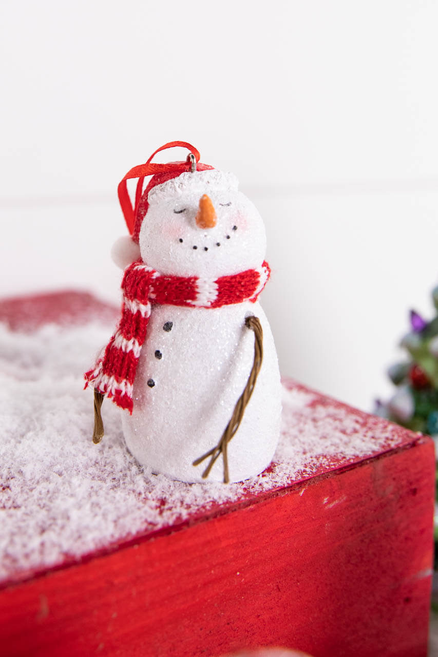 3” Resin Snowman with Scarf