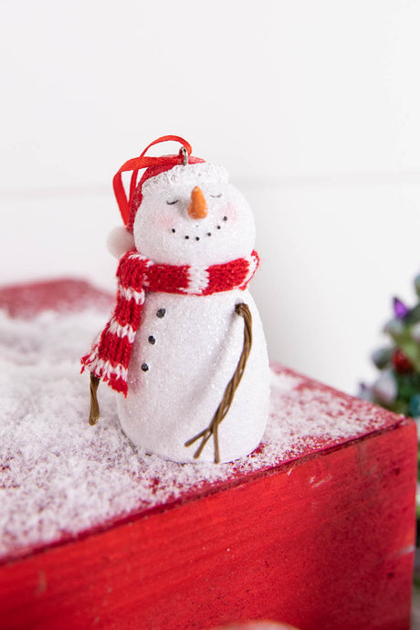 3” Resin Snowman with Scarf