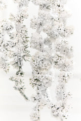 25" Snowy Hanging Berry Branch