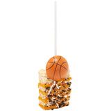 Basketball Rings 3D, Cupcake Decorations, Food Safe Cake Toppers – 12 Pack