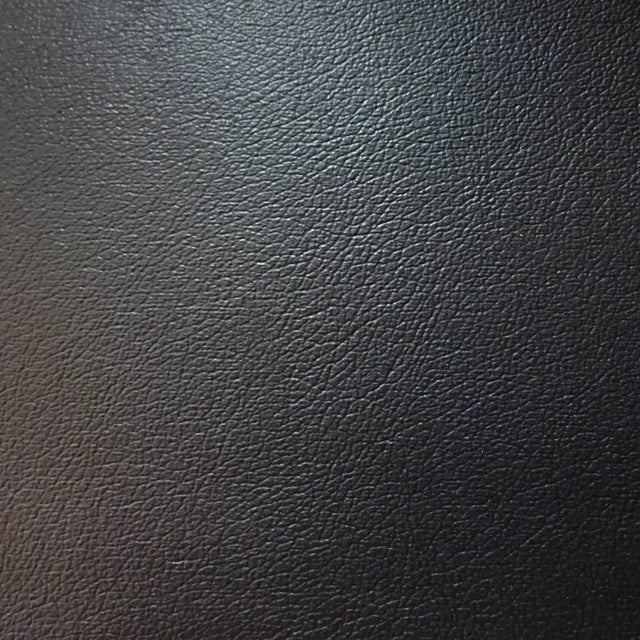 Black 1.0 mm Thickness Soft PVC Faux Leather Vinyl Fabric,
