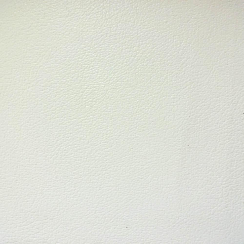 White 1.0 mm Thickness Soft PVC Faux Leather Vinyl Fabric,