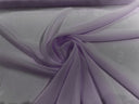 Solid Chiffon Polyester Fabric - Solid Sheer Lightweight, 58/60" Width (1 Yard)