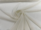 Solid Chiffon Polyester Fabric - Solid Sheer Lightweight, 58/60" Width (1 Yard)