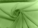 Solid Chiffon Polyester Fabric - Solid Sheer Lightweight, 58/60" Width (1 Yard)