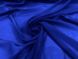 Solid Chiffon Polyester Fabric - Solid Sheer Lightweight, 58/60" Width (1 Yard)