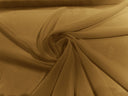 Solid Chiffon Polyester Fabric - Solid Sheer Lightweight, 58/60" Width (1 Yard)