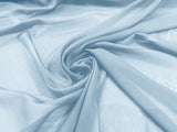 Solid Chiffon Polyester Fabric - Solid Sheer Lightweight, 58/60" Width (1 Yard)
