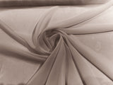 Solid Chiffon Polyester Fabric - Solid Sheer Lightweight, 58/60" Width (1 Yard)