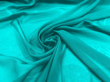 Solid Chiffon Polyester Fabric - Solid Sheer Lightweight, 58/60" Width (1 Yard)