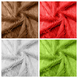 Solid Faux Fur Fabric - Solid, 58" Width (1 Yard)
