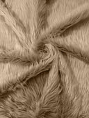 Solid Faux Fur Fabric - Solid, 58" Width (1 Yard)