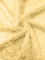 Solid Faux Fur Fabric - Solid, 58" Width (1 Yard)