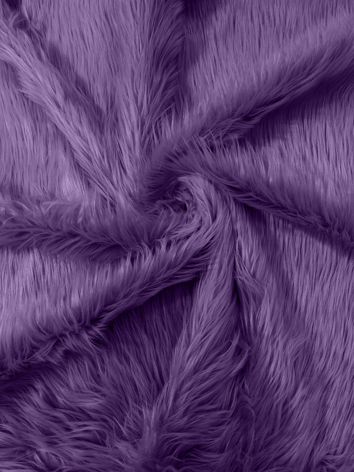 Solid Faux Fur Fabric - Solid, 58" Width (1 Yard)