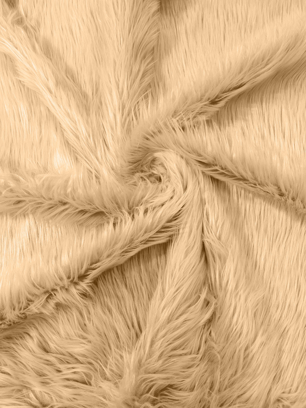 Solid Faux Fur Fabric - Solid, 58" Width (1 Yard)