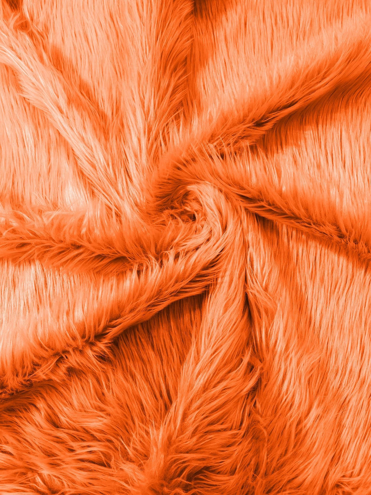 Solid Faux Fur Fabric - Solid, 58" Width (1 Yard)