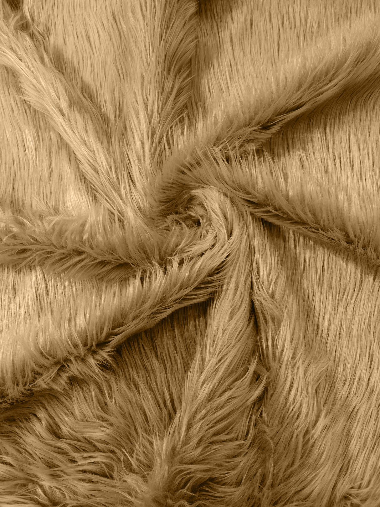Solid Faux Fur Fabric - Solid, 58" Width (1 Yard)