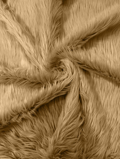 Solid Faux Fur Fabric - Solid, 58" Width (1 Yard)