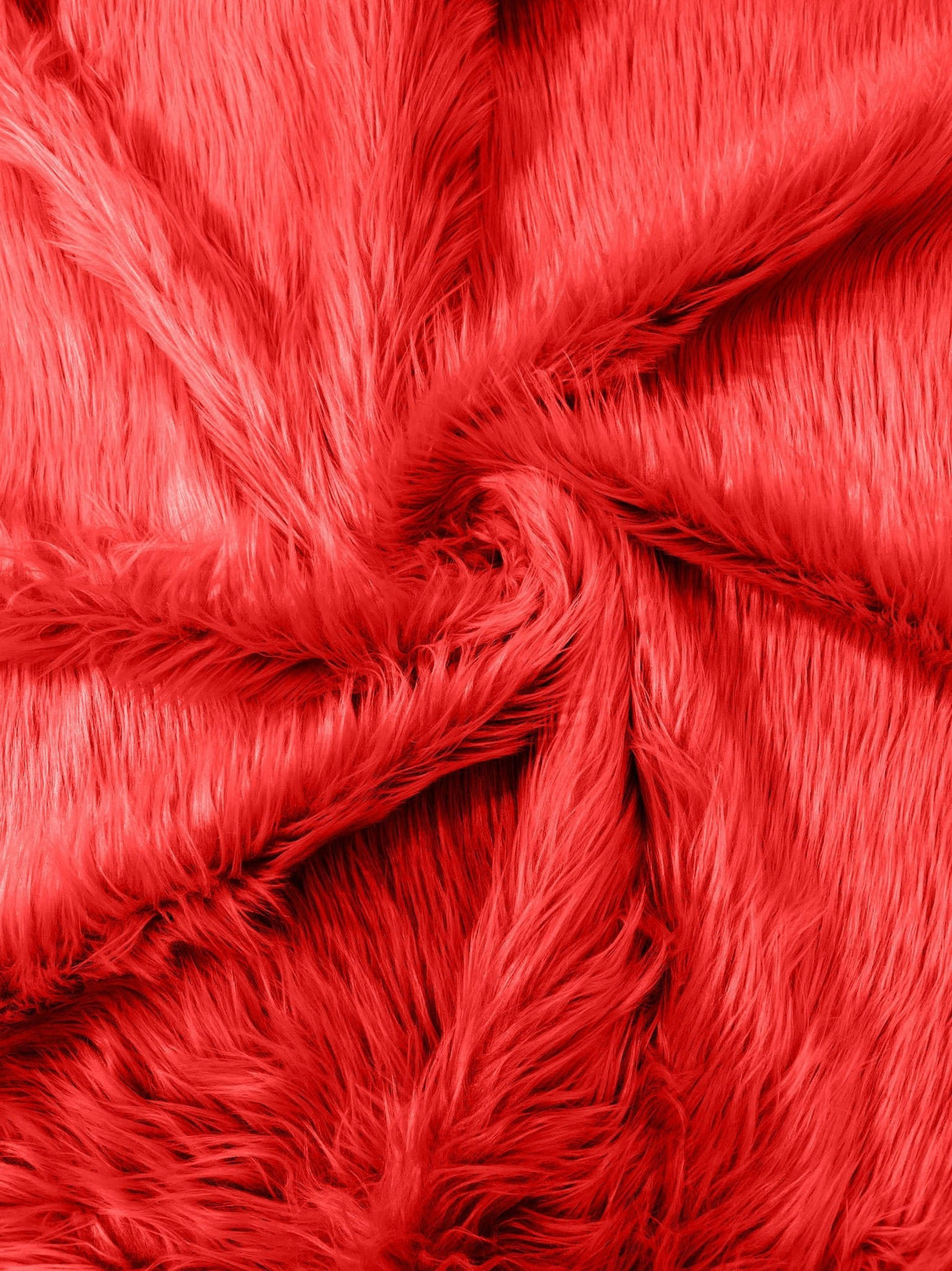 Solid Faux Fur Fabric - Solid, 58" Width (1 Yard)