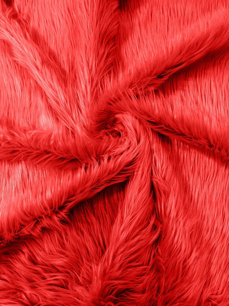 Solid Faux Fur Fabric - Solid, 58" Width (1 Yard)