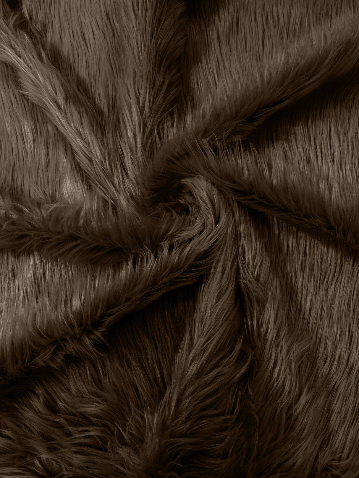 Solid Faux Fur Fabric - Solid, 58" Width (1 Yard)