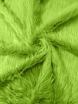 Solid Faux Fur Fabric - Solid, 58" Width (1 Yard)