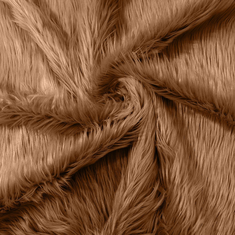 Solid Faux Fur Fabric - Solid, 58" Width (1 Yard)