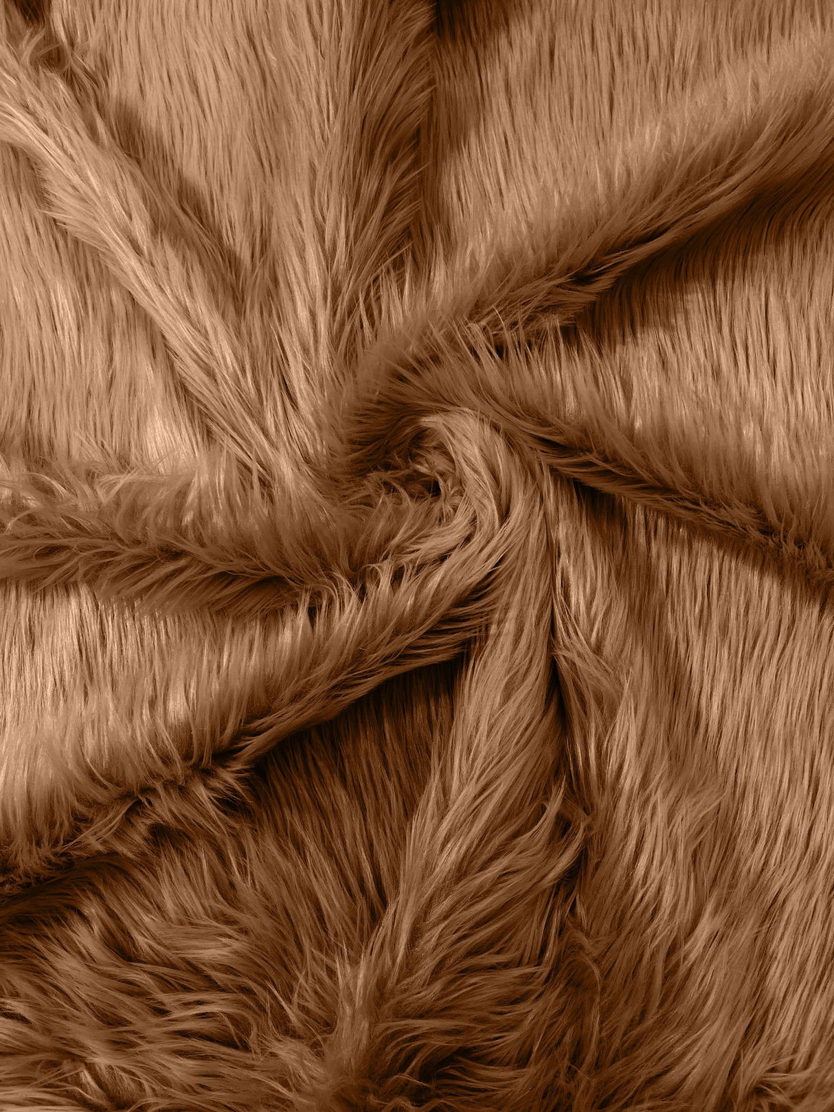 Solid Faux Fur Fabric - Solid, 58" Width (1 Yard)