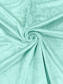 Solid Minky Polyester Fabric - Solid, 58" Width (1 Yard)